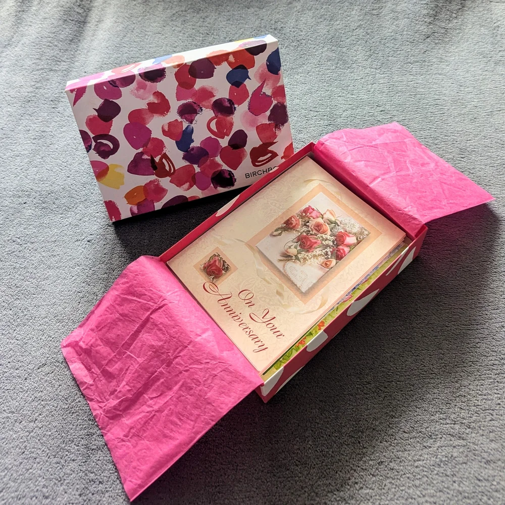 Box of 24 Assorted Greeting Cards & Envelopes